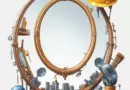 Использование зеркал для визуального расширения пространства