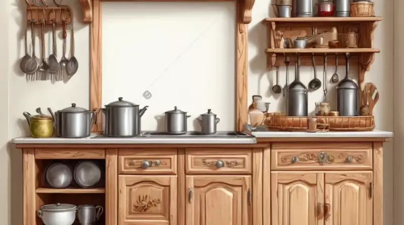 Идеи оригинальных винных шкафов и аксессуаров для дачной кухни
