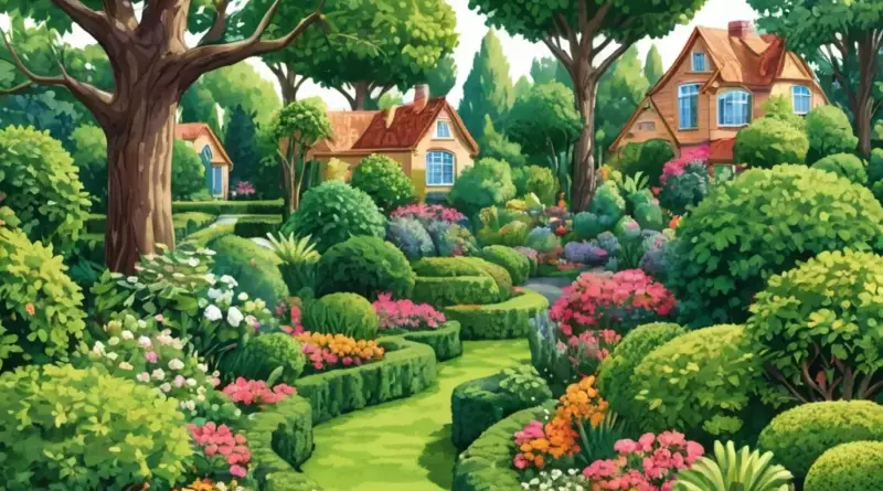 Советы по уходу за декоративными кустарниками и деревьями в саду